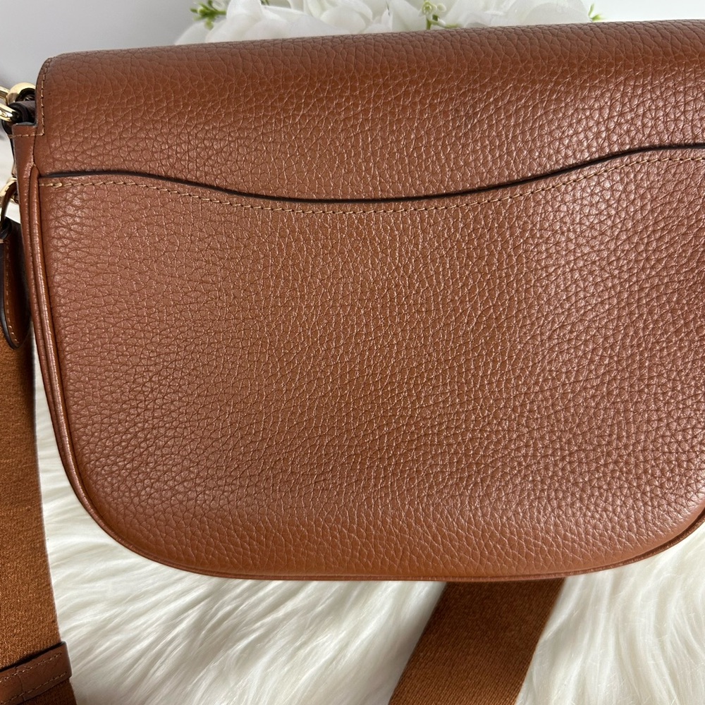 Coach Tan Leather Crossbody Bag - Picture 2 of 14